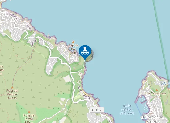 Map of Platja de Sota s'Arenella
