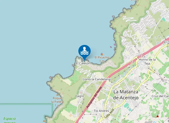 Map of La playa es tuya