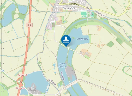 Map of OBERE ALTRHEINWIESEN