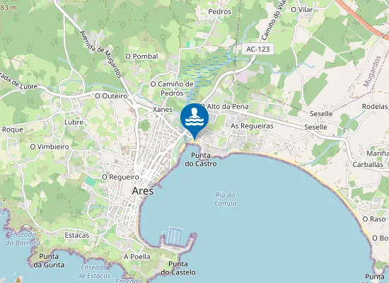 Map of Praia da Ciscada