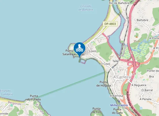 Map of Praia de Soseto