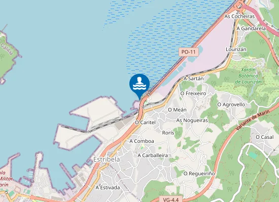 Map of A Praíña Dos Praceres