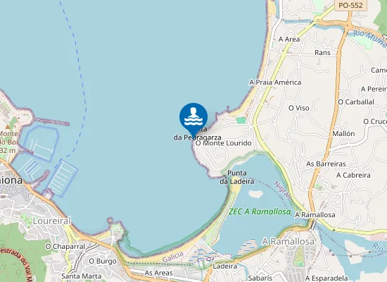Map of Praíña de Avante Toda