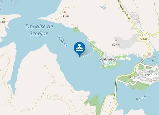 Map of Playa de Valdearenas