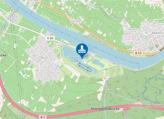 Map of TRIOLAGO RIOL