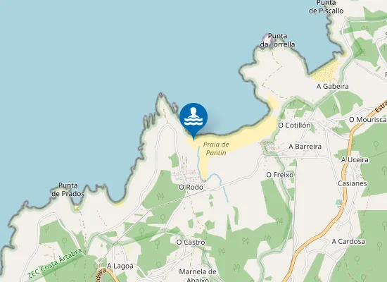 Map of Praia do Rodo