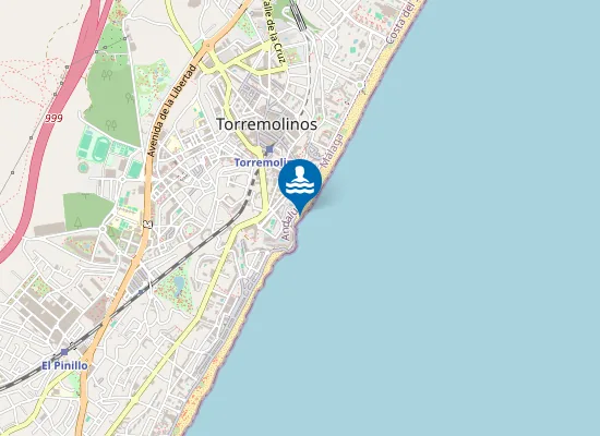 Map of El Gato Beach