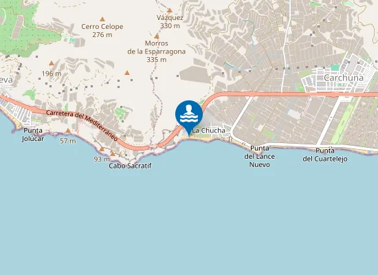 Map of Playa Salmonete
