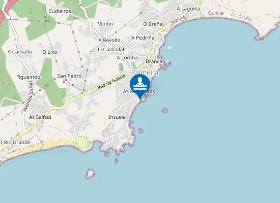 Map of Praia de Supinal