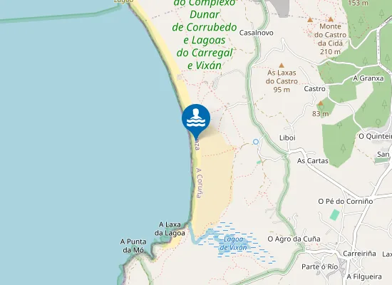 Map of Praia de Tomanauga