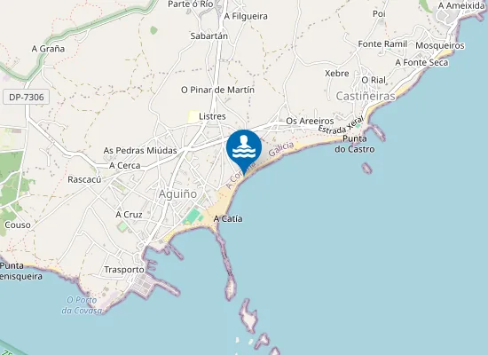 Map of Praia da Ribeira