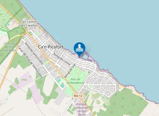 Map of Platja Petita