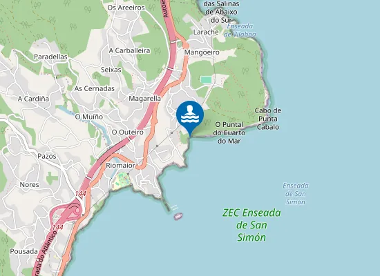 Map of A Ribeira da Comboa
