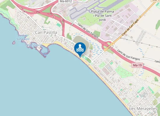 Map of Platja de Palma