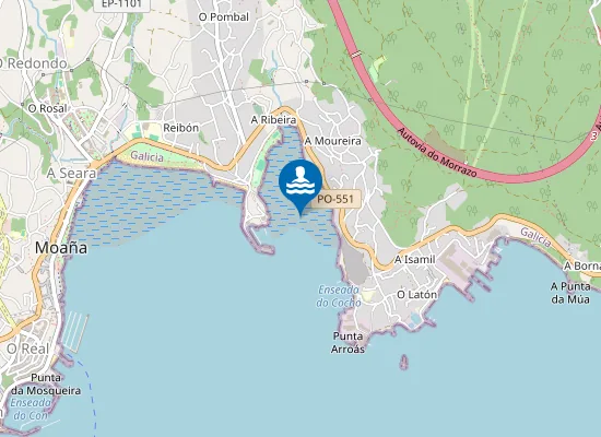 Map of Praia da Barra