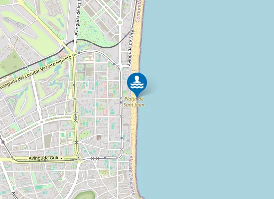 Map of Platja de Sant Joan