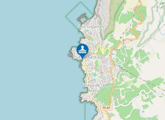 Map of Playa Chica