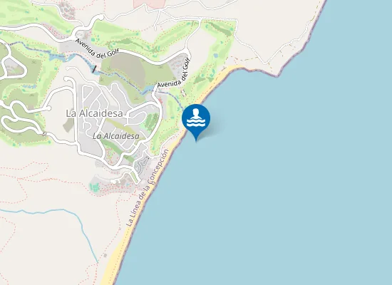 Map of Playa de La Alcaidesa