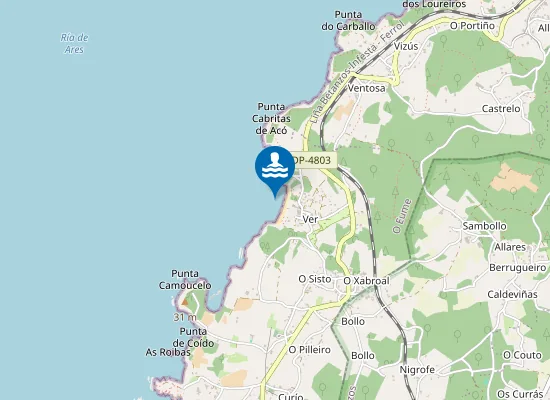 Map of Praia De Ber