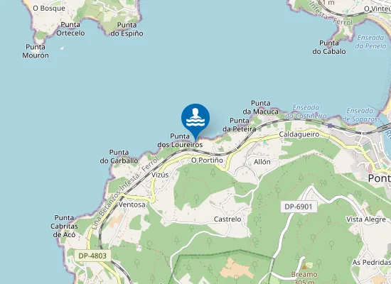 Map of Praia do Cerrulo