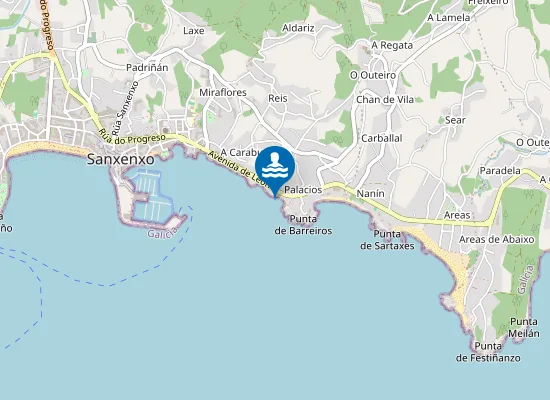 Map of Praia de Barreiros