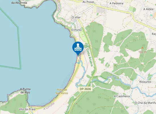 Map of Praia de Esmelle