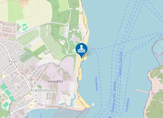 Map of OSTS KIEL FRIEDRICHSORT