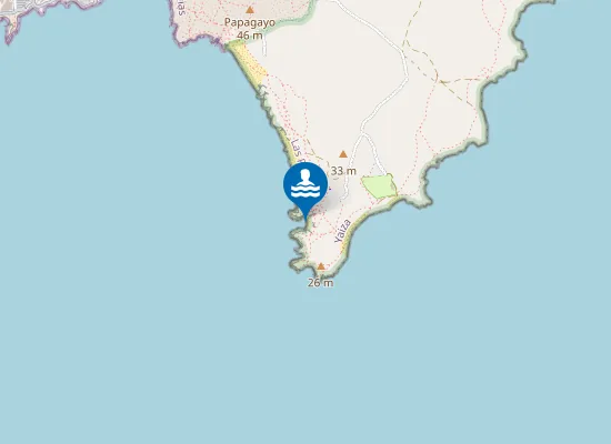 Map of Playa de Papagayo