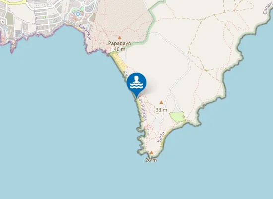 Map of Playa del Pozo