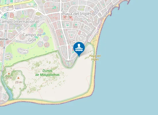 Map of Playa del Inglés