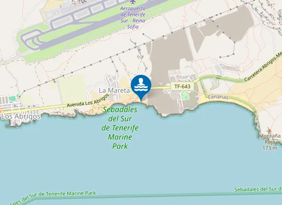 Map of Playa El Horno