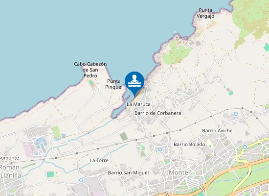 Map of Playa de La Maruca
