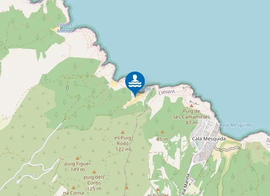 Map of Cala Torta