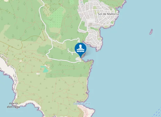 Map of Cala Portals Vells