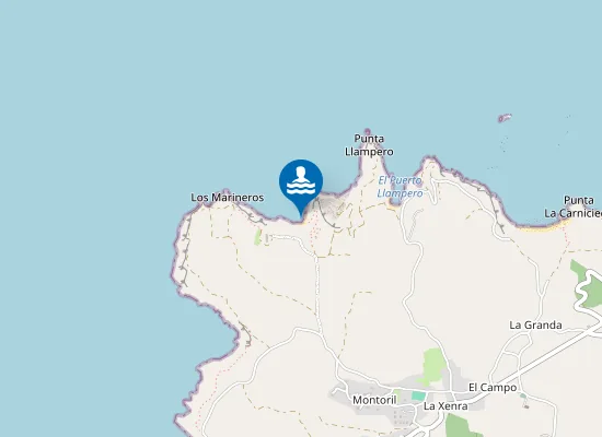Map of Playa Riba Pachón