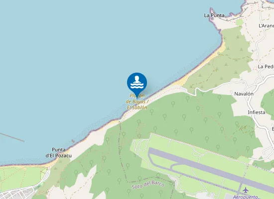 Map of Playón de Bayas / El Sablón