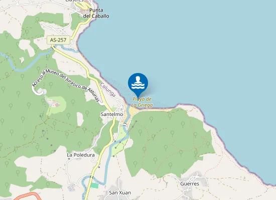 Map of Playa de La Griega