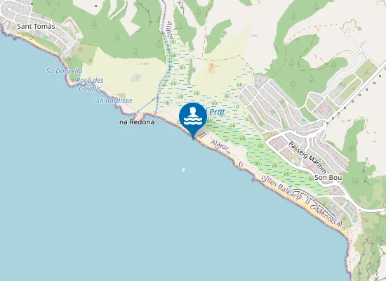 Map of Son Bou