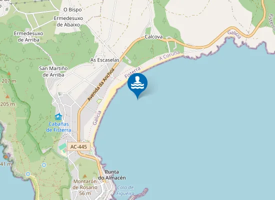 Map of Praia da Lagosteira
