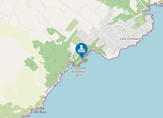 Map of Caló des Moro