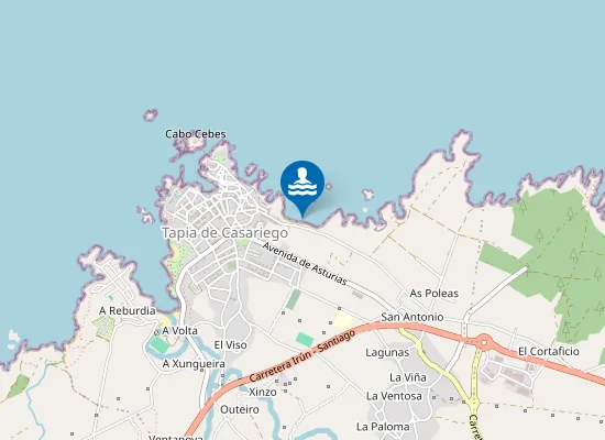 Map of Playa de Represas