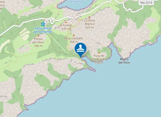Map of Cala Murta
