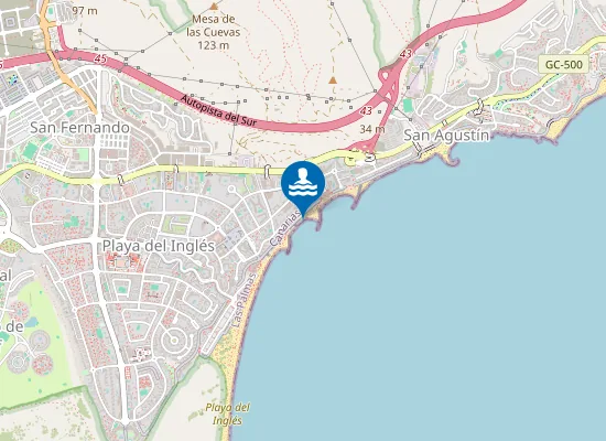 Map of Playa de Cochino