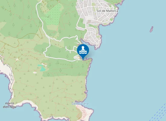 Map of Cala Portals Vells