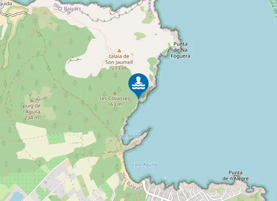 Map of Cala na Llòbriga