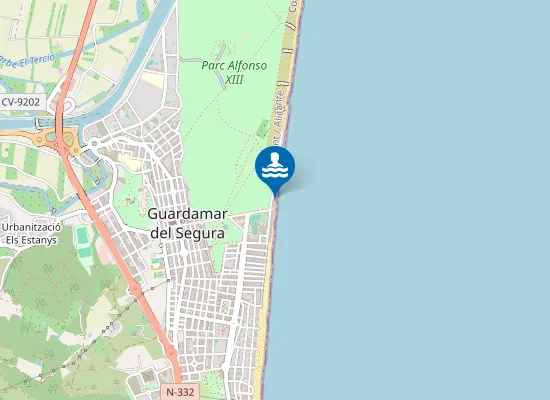 Map of Platja Babilònia