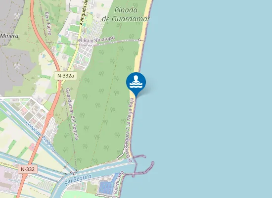 Map of Platja dels Tossals
