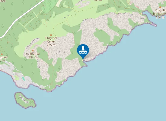 Map of Cala en Feliu