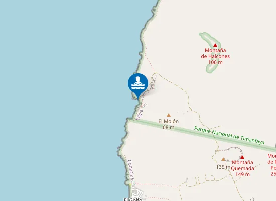 Map of Playa Del Paso