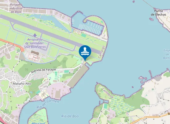 Map of Playa artificial de Punta Parayas